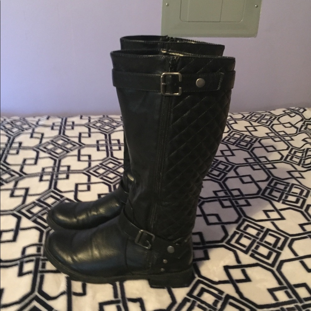 Black womens boots used good condition